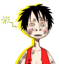 Sticker from Luffy