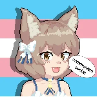🏳 emoji Femboy defend capitalism v2 Telegram sticker 10 of 114
