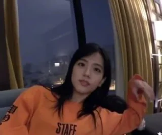 😐 emoji ;^JISOO^; * ^; @blackpink_stickerr4 ^; Telegram sticker 23 of 30