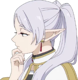 🤔 emoji Sousou no Frieren | @StickersOfAstora Telegram sticker 8 of 50