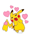 🥰 emoji Pikachu😊- @MochaStickers Telegram sticker 5 of 10