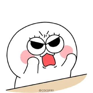 😡 emoji Donggeuri- @MochaStickers Telegram sticker 12 of 96