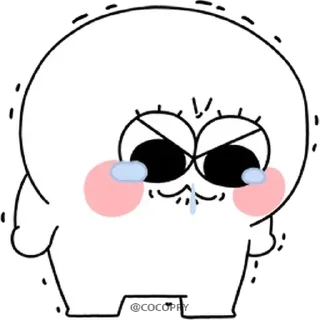 😢 emoji Donggeuri- @MochaStickers Telegram sticker 18 of 96
