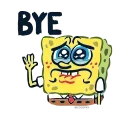 👋 emoji SpongeBob-@MochaStickers Telegram sticker 6 of 14