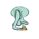 Sticker from Squidward🐙- @MochaStickers
