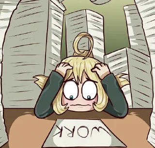 😨 emoji Youjo Senki Telegram sticker 6 of 60