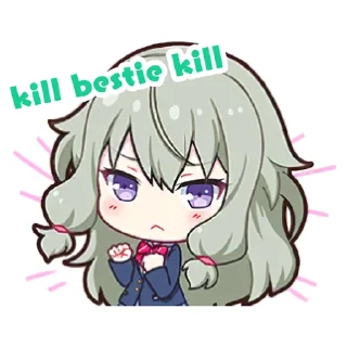Sticker from proj sekai but FUCKED UP