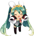 Sticker from vocaloid
