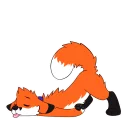 😪 emoji Party Fox Stickers Telegram sticker 11 of 22