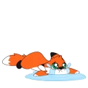 😭 emoji Party Fox Stickers Telegram sticker 13 of 22