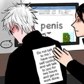🪝 emoji anime memes | @longroadtohell Telegram sticker 8 of 100