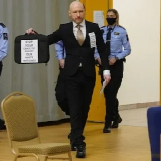 Sticker from Justicar Breivik