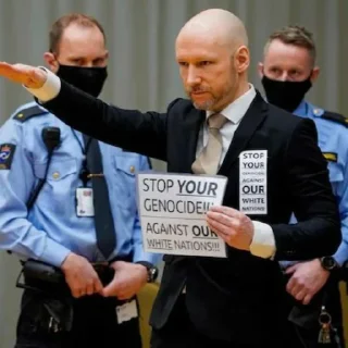 Sticker from Justicar Breivik