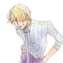 😬 emoji Sanji Sticker(TokyoFX) Telegram sticker 24 of 73