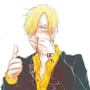 😵 emoji Sanji Sticker(TokyoFX) Telegram sticker 14 of 73