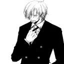 😑 emoji Sanji Sticker(TokyoFX) Telegram sticker 9 of 73