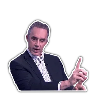 👆 emoji Jordan B Peterson Telegram sticker 20 of 44
