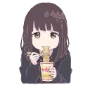 🍟 emoji Menhera-chan Telegram sticker 5 of 42