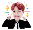 ✌️ emoji BTS "LOVE MYSELF" by @WithBTS Telegram sticker 6 of 42