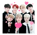 ❤️ emoji BTS "LOVE MYSELF" by @WithBTS Telegram sticker 2 of 42