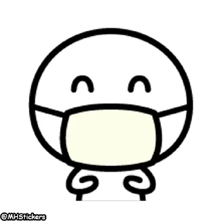 😷 emoji @MHStickers Simple Man 2 Telegram sticker 14 of 41