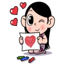 ❤ emoji Bua/namiiP Telegram sticker 15 of 72