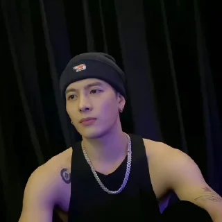 😐 emoji 💙 @jackson_wang7 💜 Telegram sticker 11 of 30