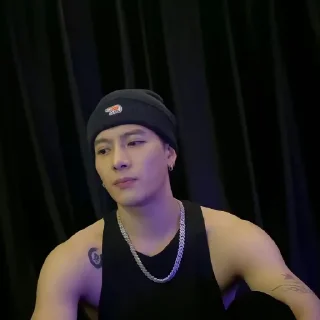 😔 emoji 💙 @jackson_wang7 💜 Telegram sticker 12 of 30