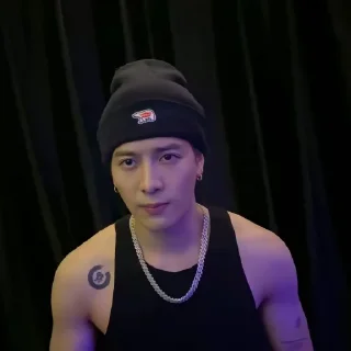 😐 emoji 💙 @jackson_wang7 💜 Telegram sticker 22 of 30