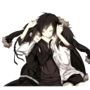 💞 emoji Izaya blu Telegram sticker 12 of 25