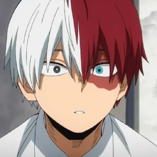 🛡 emoji Shoto Todoroki @StickersofAnime Telegram sticker 10 of 14
