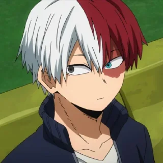 🛡 emoji Shoto Todoroki @StickersofAnime Telegram sticker 13 of 14