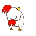 😶 emoji Chicken Telegram sticker 10 of 23