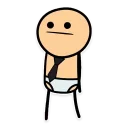 😕 emoji Cyanide & Happiness Telegram sticker 15 of 20