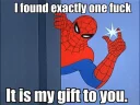 🖕 emoji SPIDERMAN THE FAGGOT Telegram sticker 4 of 50
