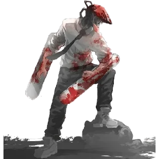 Sticker from Chainsaw man