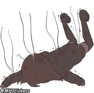 ☠️ emoji @MHStickers Kurumi Chan 5 Telegram sticker 8 of 41