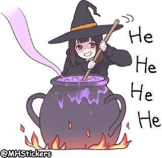 😈 emoji @MHStickers Kurumi Chan 6 Telegram sticker 8 of 41