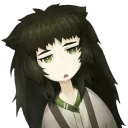 😦 emoji Steins;gate Telegram sticker 6 of 24