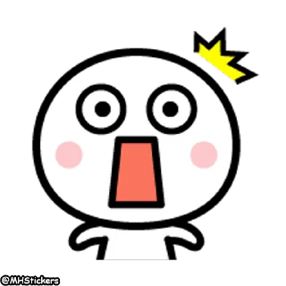 😲 emoji @MHStickers Simple Man 2 Telegram sticker 21 of 41