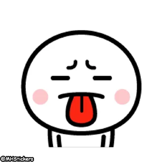 😮‍💨 emoji @MHStickers Simple Man 2 Telegram sticker 18 of 41