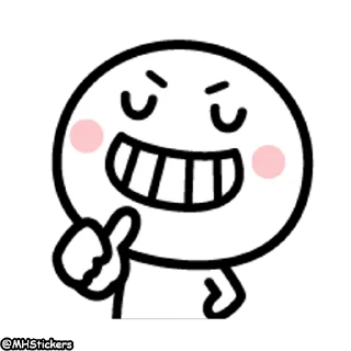 😎 emoji @MHStickers Simple Man 2 Telegram sticker 10 of 41