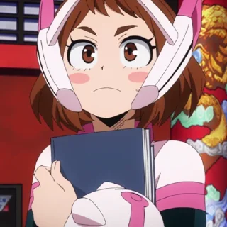 🌸 emoji (@Tengen) Uraraka Ochako Telegram sticker 19 of 50