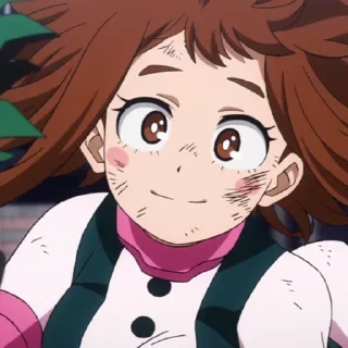🌸 emoji (@Tengen) Uraraka Ochako Telegram sticker 24 of 50