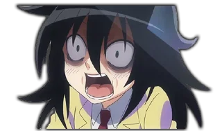 😡 emoji Tomoko chan Telegram sticker 16 of 19
