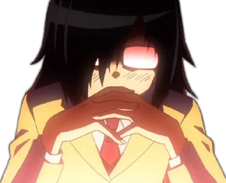 🔫 emoji Tomoko chan Telegram sticker 11 of 19