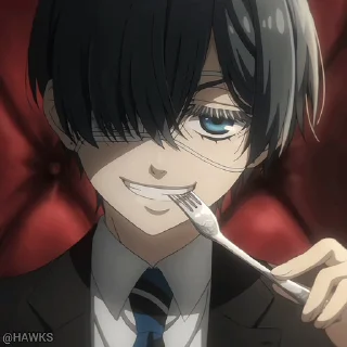 😈 emoji (@TodorokiShouto) Black Butler Telegram sticker 14 of 85
