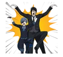 😮 emoji Black Butler @Nekosticker Telegram sticker 6 of 65