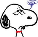 😣 emoji Snoopy Telegram sticker 19 of 49