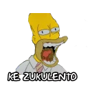 😀 emoji Simpsons Telegram sticker 9 of 117